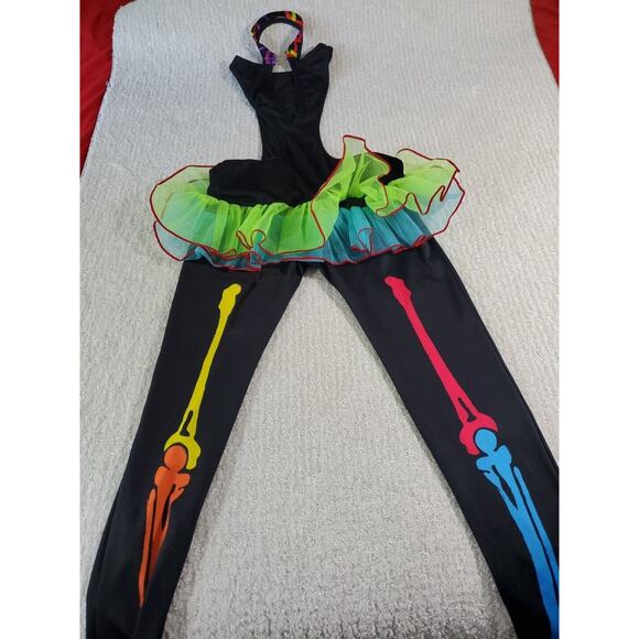 Curtain Call Costumes Size CLA Girl's Leotard Troop Dance Halloween Cosplay Tutu - Picture 8 of 11